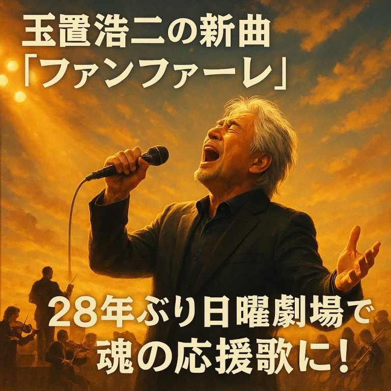 玉置浩二の新曲「ファンファーレ」！28年ぶり日曜劇場で魂の …